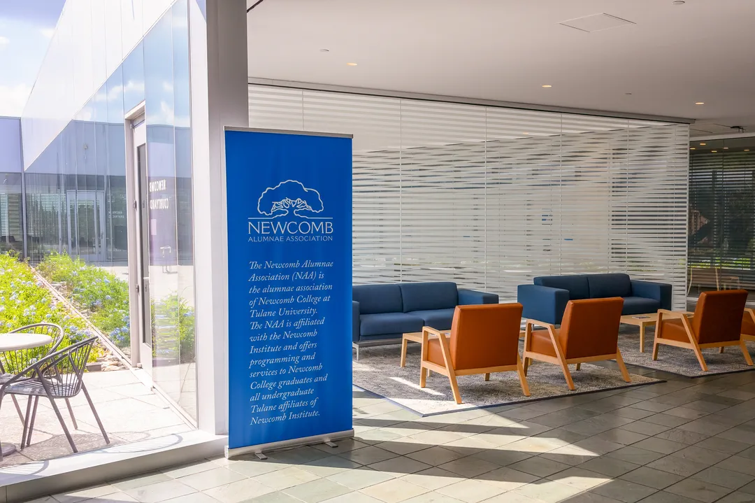 indoor company event banner